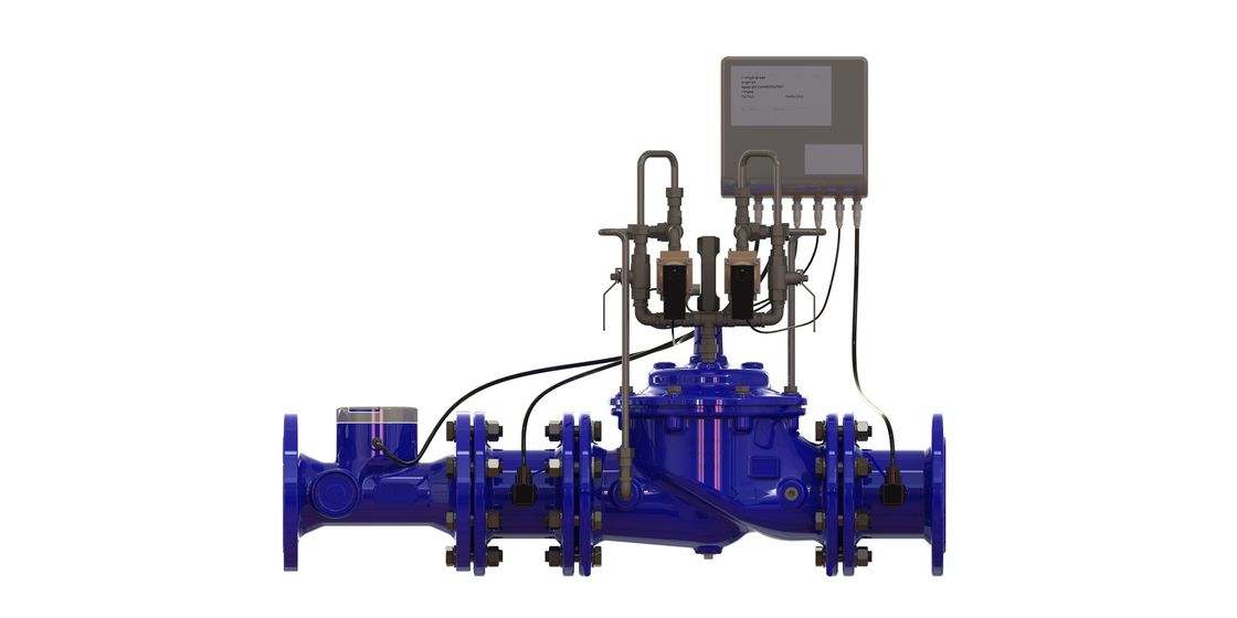 Epoxy Coated Water Control Valve Dynamic Pressure Control Based On Flow Rate