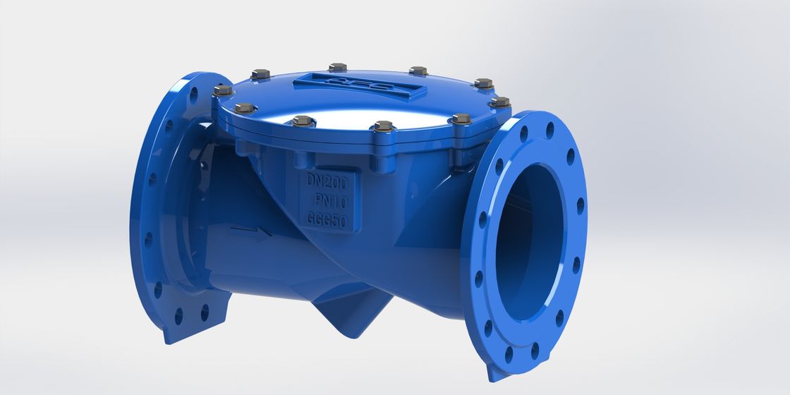 Double Flange Water Control Valve With EPDM​​ Nylon Reinforcement Disc
