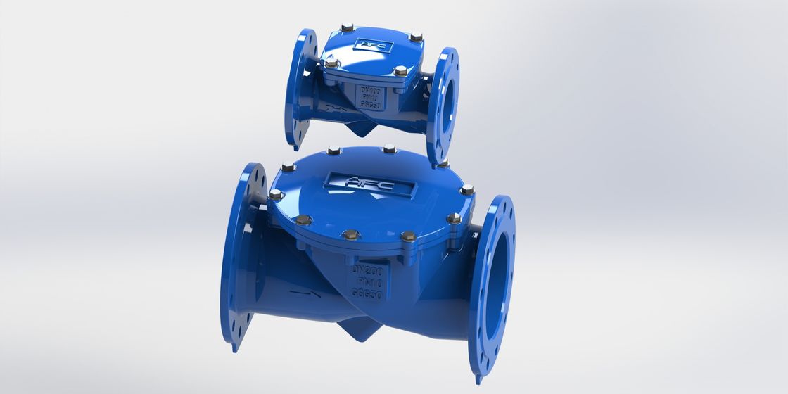 Double Flange Water Control Valve With EPDM​​ Nylon Reinforcement Disc