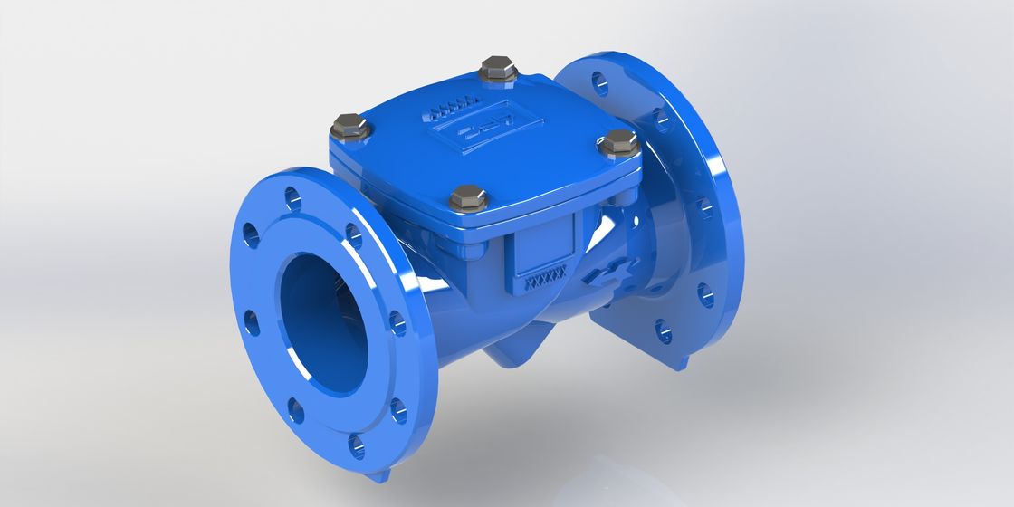 Double Flange Water Control Valve With EPDM​​ Nylon Reinforcement Disc