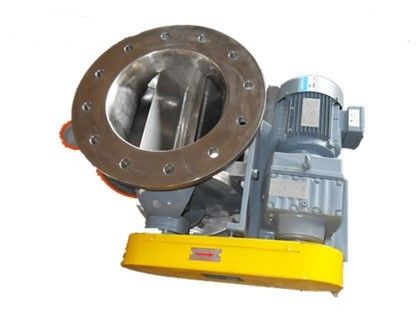 Chain Driven Rotary Airlock Valve Water Chestnut Powder Discharging Use