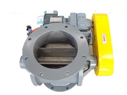 High Performance Rotary Airlock Valve With Upper And Lower Round Flanges